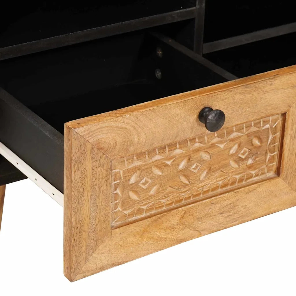 Mobile TV-Credenza per TV Marrone Chiaro 100 x 33 x 46 cm Legno multistrato