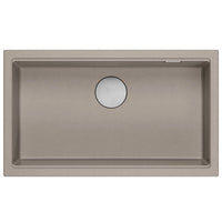 Lavello In Granito Logan 110 Beige Acciaio