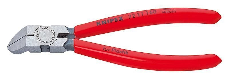 KNIPEX 72 01 140 Tronchese per Resina Sintetica con Taglienti Rettificati Angolo 45° Lunghezza 160 mm colore Nero