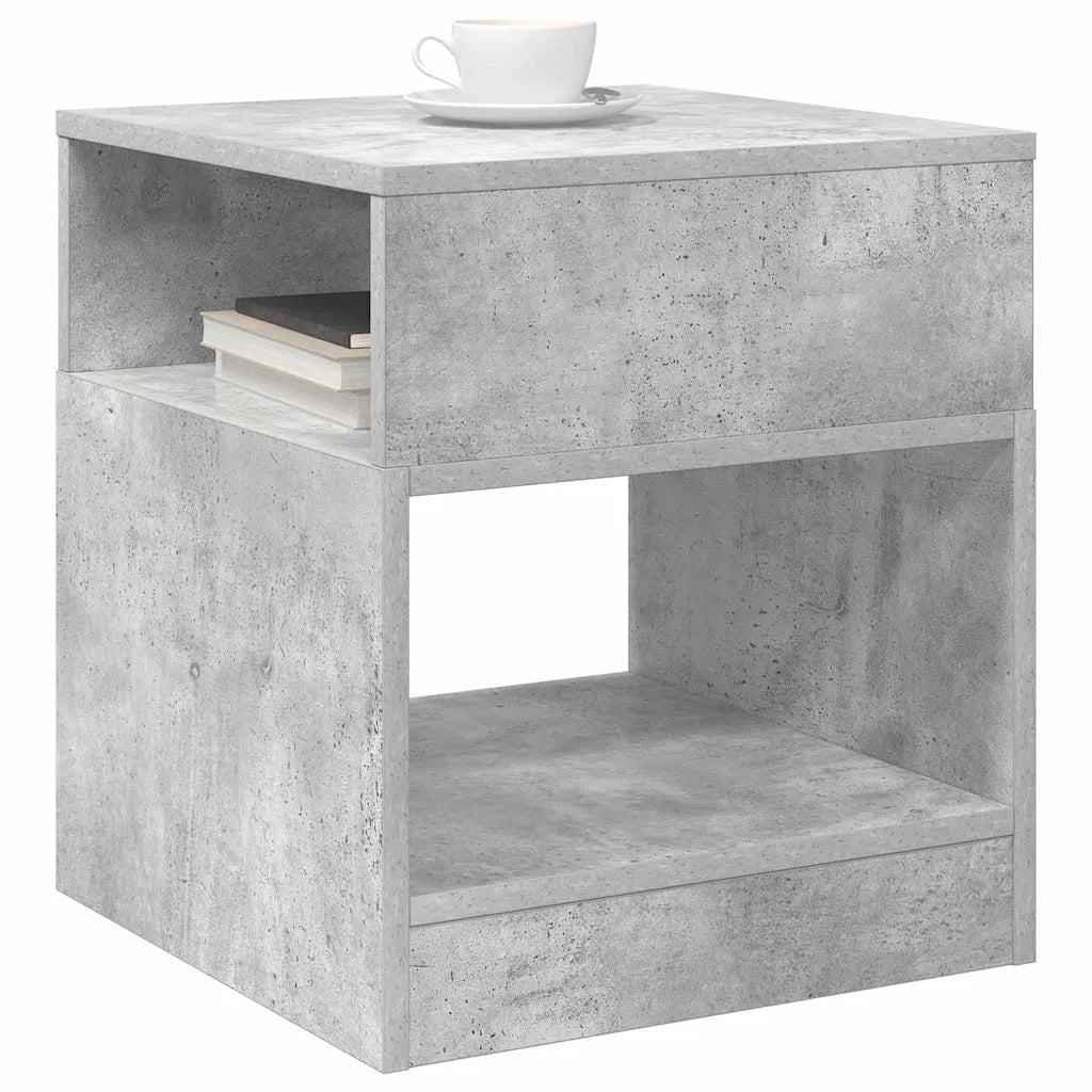 Tavolino 2 pcs Grigio cemento 40,5 x 40 x 45 cm 890919