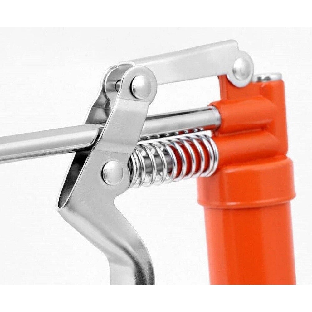 Trade Shop - Ingrassatore Manuale A Siringa Grasso Pistola Ingrassaggio Con 4 Accessori 97353 -