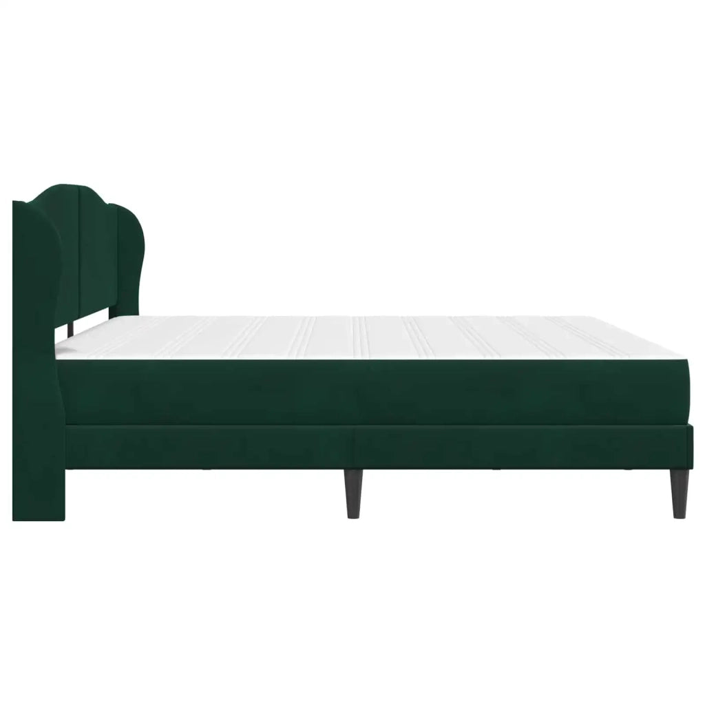 Struttura del letto Verde Scuro 200 x 200 cm Velluto