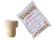 TAPPO SINTETICO IN SIMILSUGHERO SUPER-T MM.28X13- - mm.28x13 super-t, in busta da pz.100 - 1 confezione