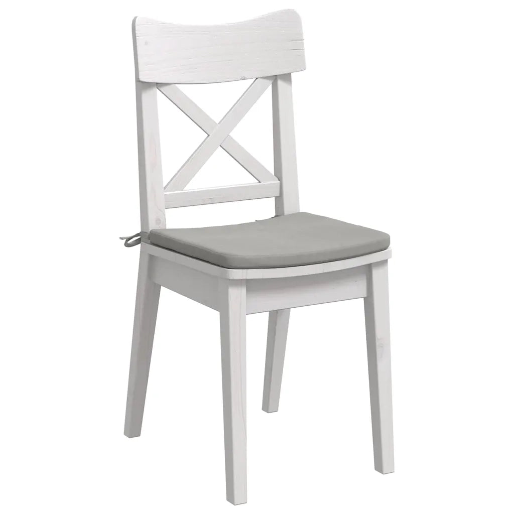 Cuscini per Seduta 4 pcs Grigio chiaro 40 x 40 x 3 cm