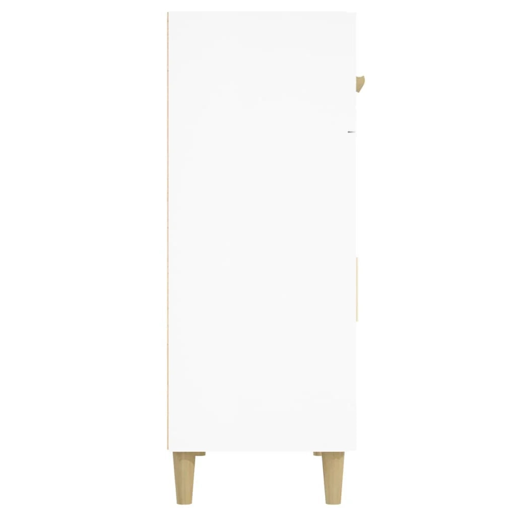 Buffet credenza cassettiera mobiletto mobile contenitore organizer per cucina soggiorno salotto 69,5 x 34 x 89 cm legno ingegnerizzato bianco 02_0030405