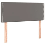 Testiera | Testata Grigia 80x5x78/88 cm in Similpelle