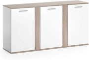 Cassettiera Novelli, Sonoma, 40 x 80 cm con ante, adatto per riporre abiti e oggetti per la casa
