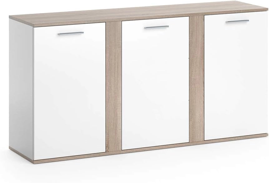 Cassettiera Novelli, Sonoma, 40 x 80 cm con ante, adatto per riporre abiti e oggetti per la casa