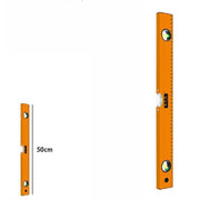 Trade Shop - Metro Livella Metrica A Bolla Millimetrata 3 Fiale Bolle Magnetica 50cm 07476 -