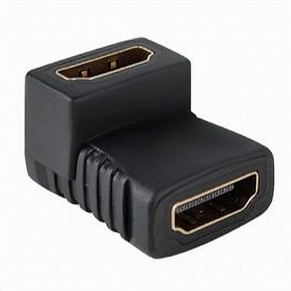 Trade Shop - Connettore Adattatore Prolunga Video Per Tv Hdmi Femmina A Hdmi Femmina 90° C-089 -