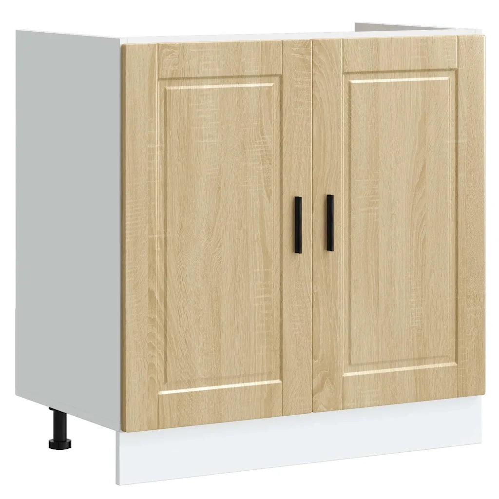 Pensile da cucina | Mobile base lavello Porto Rovere Sonoma 80x46x81,5cm Truciolato