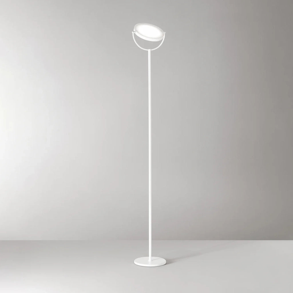 Piantana Moderna Plato Metallo Bianco Led 30W Dimmerabile Ip20