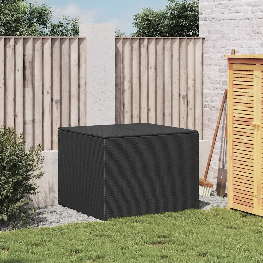Contenitore da Giardino Nero 291L in Polyrattan CFW4080587
