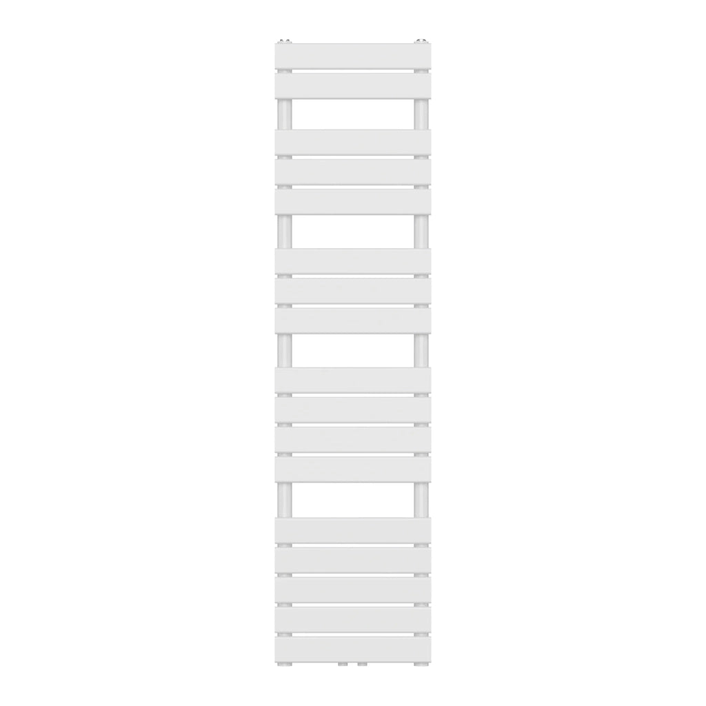 Radiatore scaldasalviette da bagno con pannelli piatti in acciaio 160 x 40 cm bianco 03_0010437