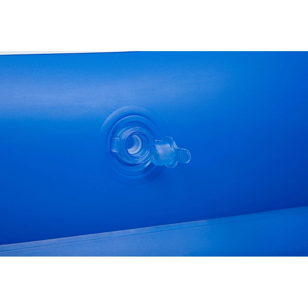 Trade Shop - Piscina Gonfiabile Familiare 231x219x79cm Con Panca Poggiatesta Portabicchieri 54422 -