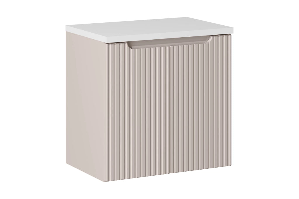 Set mobili bagno 60 cm con piano Nova Cashmere 60 x 1401 x 40 cm