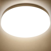 Lampada da soffitto 24W LED IP65 impermeabile 4000K 2400 Lumen luce bianco neutro - Adatto per cucina soggiorno camera da letto balcone bagno sala da pranzo - Diametro 330 mm