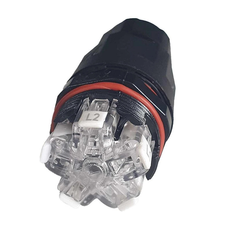 2 Connettori Veloce IP68 Forma I Manicotto Collegamento Cavo Esterno 5P 97x30mm