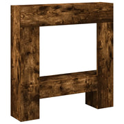 Cornice per Camino Rovere Fumo 81x18x82 cm in Truciolato CFW7625738