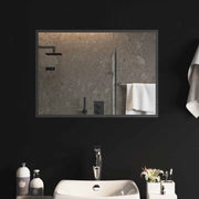 Specchio da bagno LED Trasparente 70 x 50 cm vetro temperato 42045815