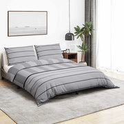 Set Copripiumino Grigio 200x200 cm in Cotone