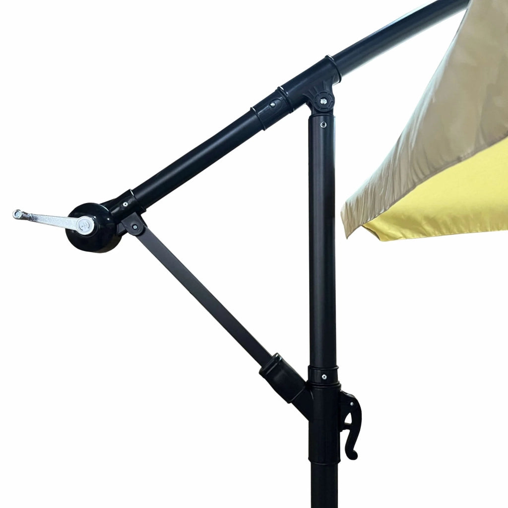 Ombrellone da giardino ASTER con protezione UV in colore beige peso 12,1 kg dimensioni 300x300x45 cm