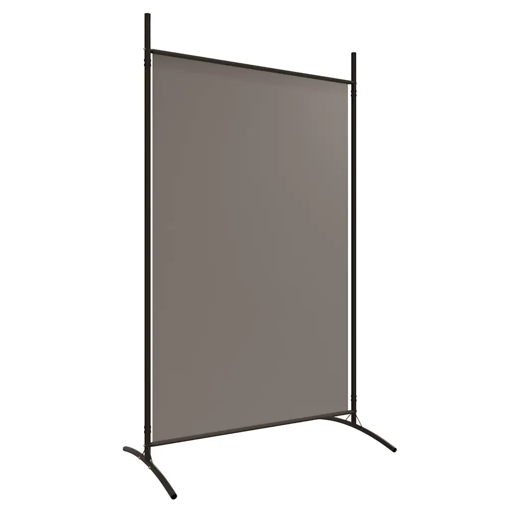 Divisorio Ambienti | Divider per stanze | Paravento a 4 Pannelli Antracite 346x180 cm Tessuto