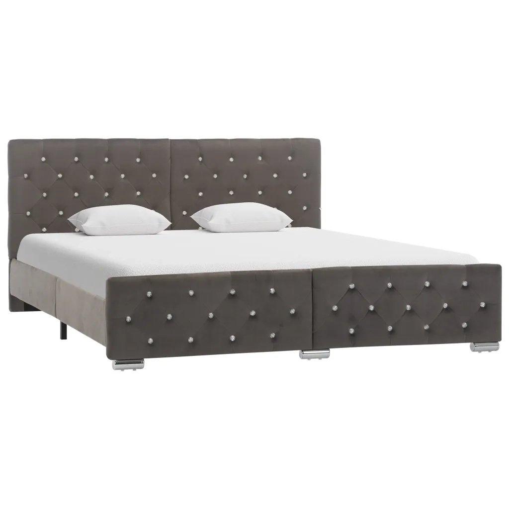 Giroletto Grigio in Velluto 160x200 cm cod mxl 56836