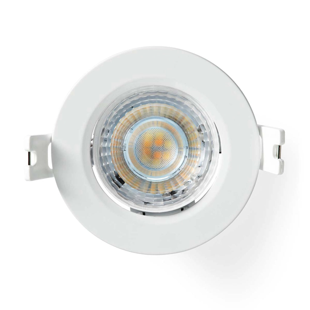 Plafoniera intelligente Wi-Fi rotonda con angolo di emissione regolabile 360lm 6500k Bianco Nedis