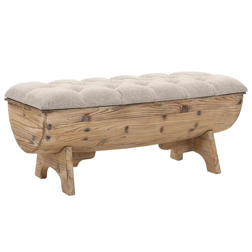 Panca contenitore in legno massello e tessuto 103 x 51 x 44 cm 02_0021259