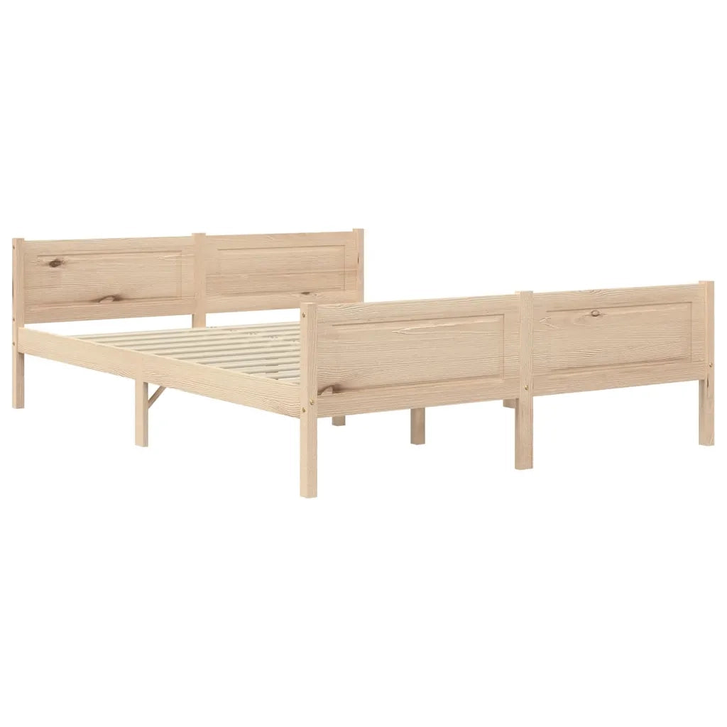 Giroletto senza Materasso 120x200 cm in Legno Massello di Pino 322098