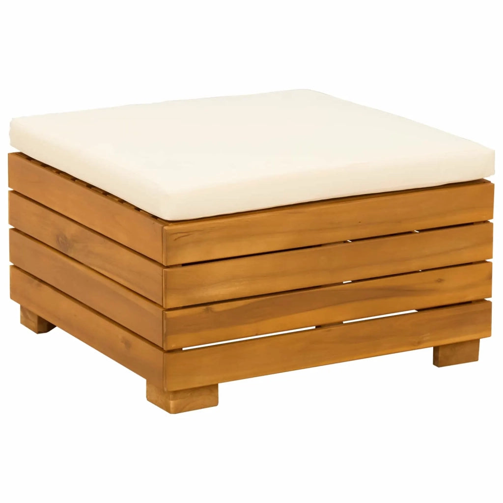 Salotto da Giardino-Set Lounge da Giardino 2 Pezzo Marrone Legno di Acacia Massello 502129