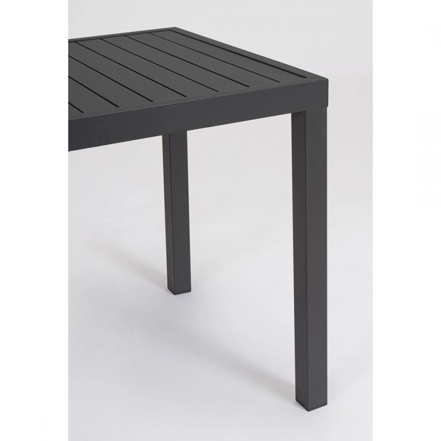 Tavolo hilde 150x80x75h cm antracite da esterno bizzotto