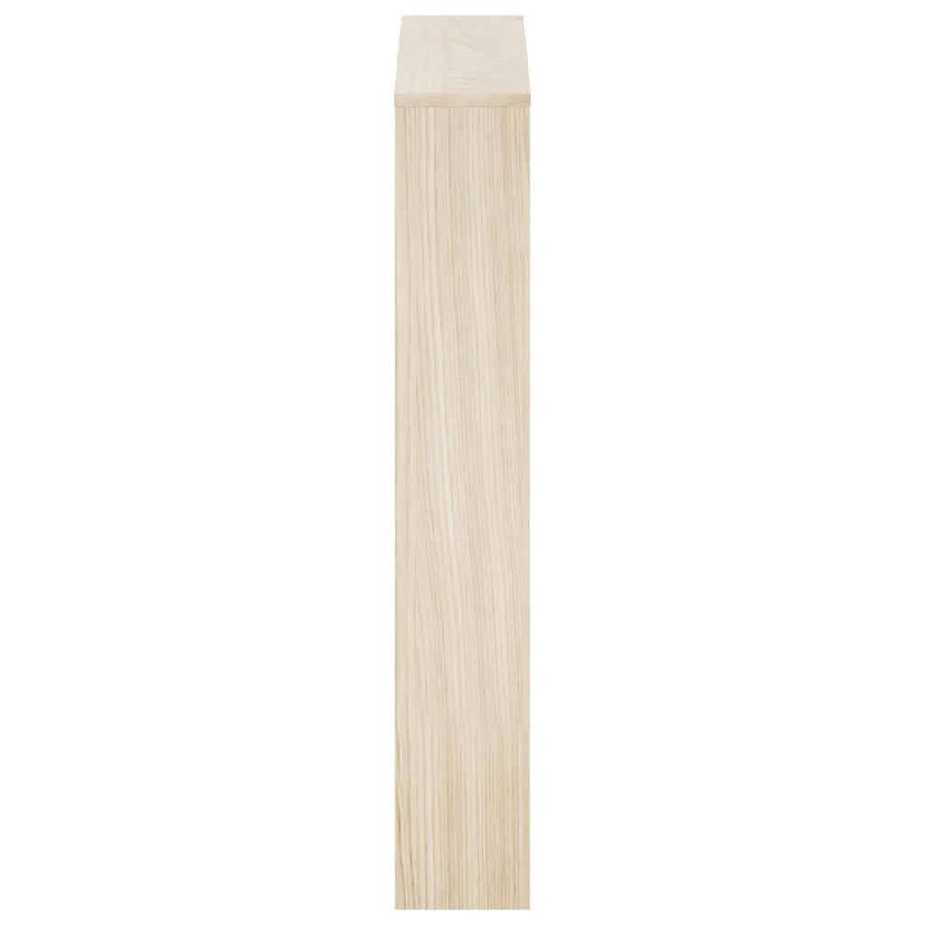 Scarpiera a 3 Strati con Specchio Rovere 63x17x102,5 cm cod mxl 52300