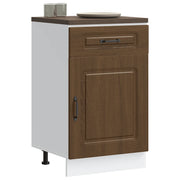 Base da Cucina Kalmar Rovere Marrone in Legno Multistrato