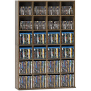 Libreria in legno con ripiani regolabili ¨C zephmum ¨C marrone 89x130.5cm