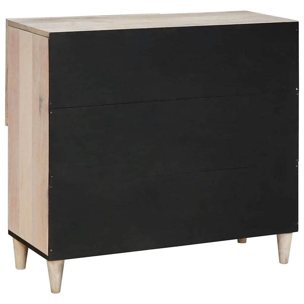 Credenza | Madia | Buffet da pranzo | Armadio da pranzo Bianco Sbiancato 80 x 33 x 75 cm