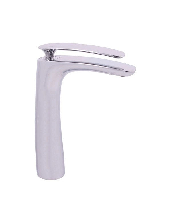 TIGRIS miscelatore lavabo alto ottone cromato senza sifone H. 26cm