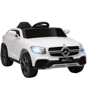 Macchina elettrica per bambini, 12V, telecomando 2,4G, 3 velocità, avvio lento, 105x68x50cm, Bianco