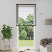 Tenda Veneziana Marrone Scuro con Motivo 213 x 90 cm PVC 42003802