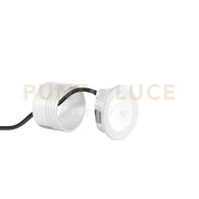 SEGNAPASSI LED ONYX BIANCO TONDO 3W 420LM 4000K IP54 7,4X4,8CM