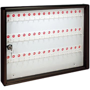 ALUBOX Bacheca Portachiavi Da Parete In Alluminio 30X5X14 Cm Porta Chiavi Da Muro Per Casa Interno O Esterno Protetto Made In Italy Con 48 Ganci Numerati COLORE: ANTRACITE