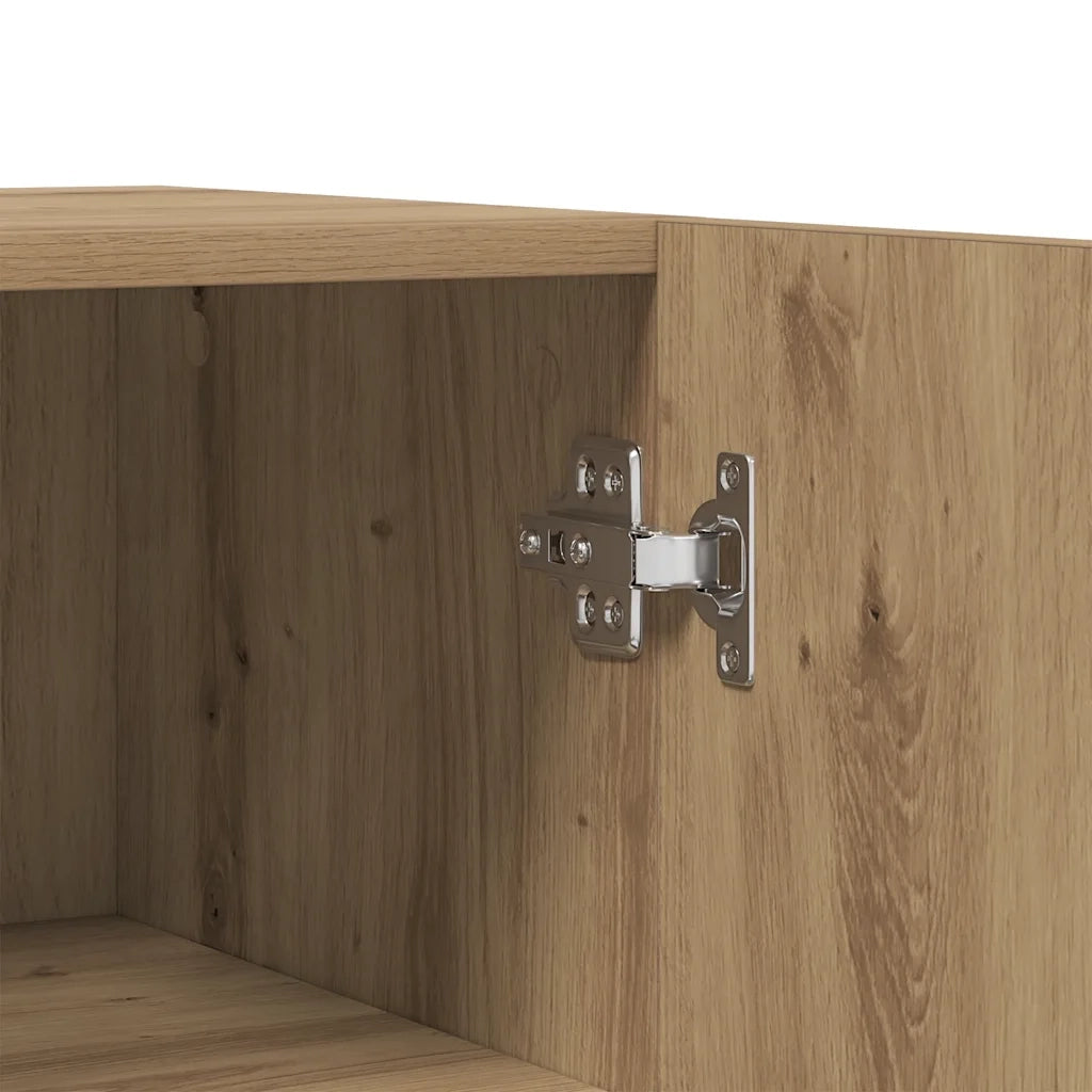 Credenza Rovere Artigianale 100x36x60 cm in Legno Multistrato