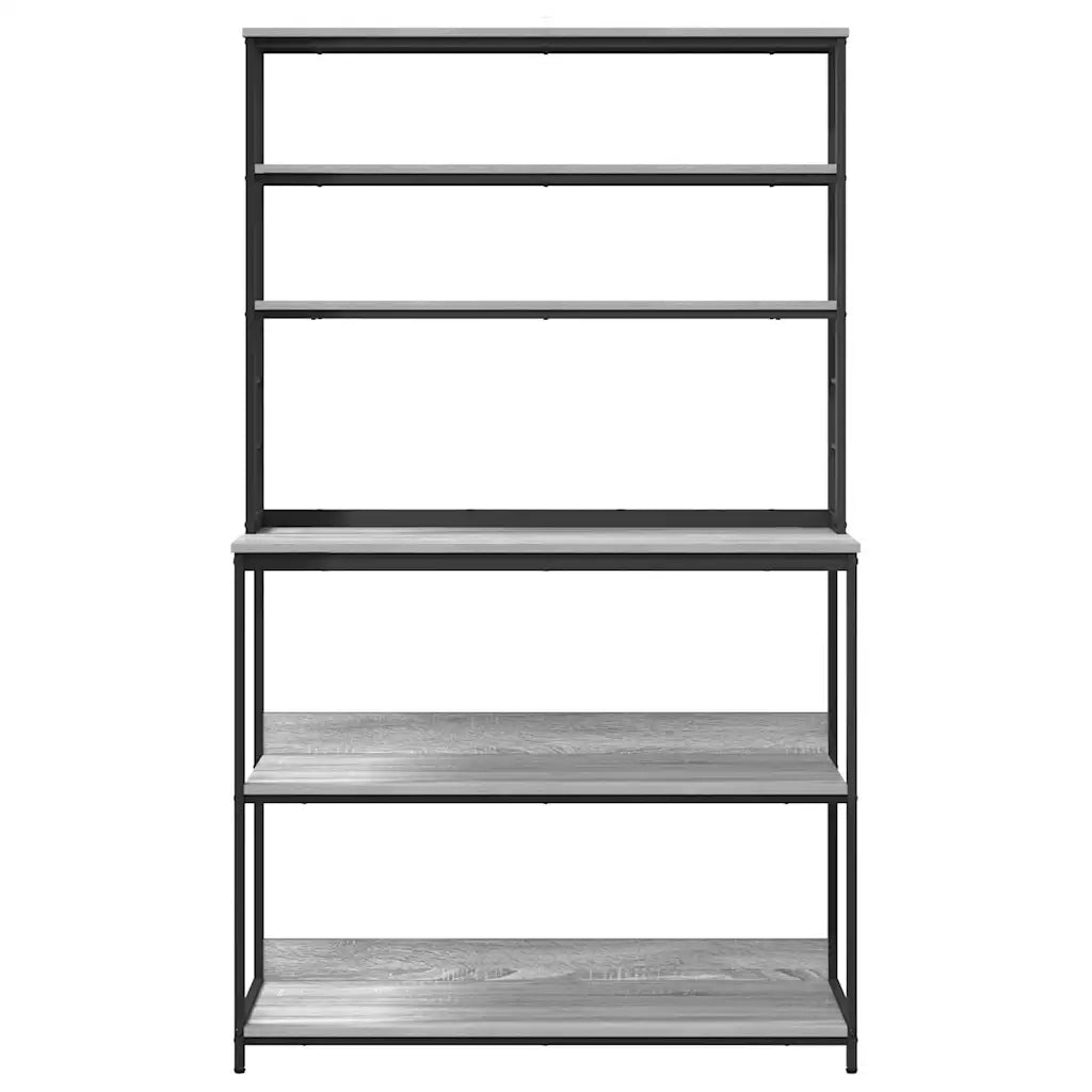 Mensola da cucina Grigio Sonoma 100 x 40 x 168 cm 883895