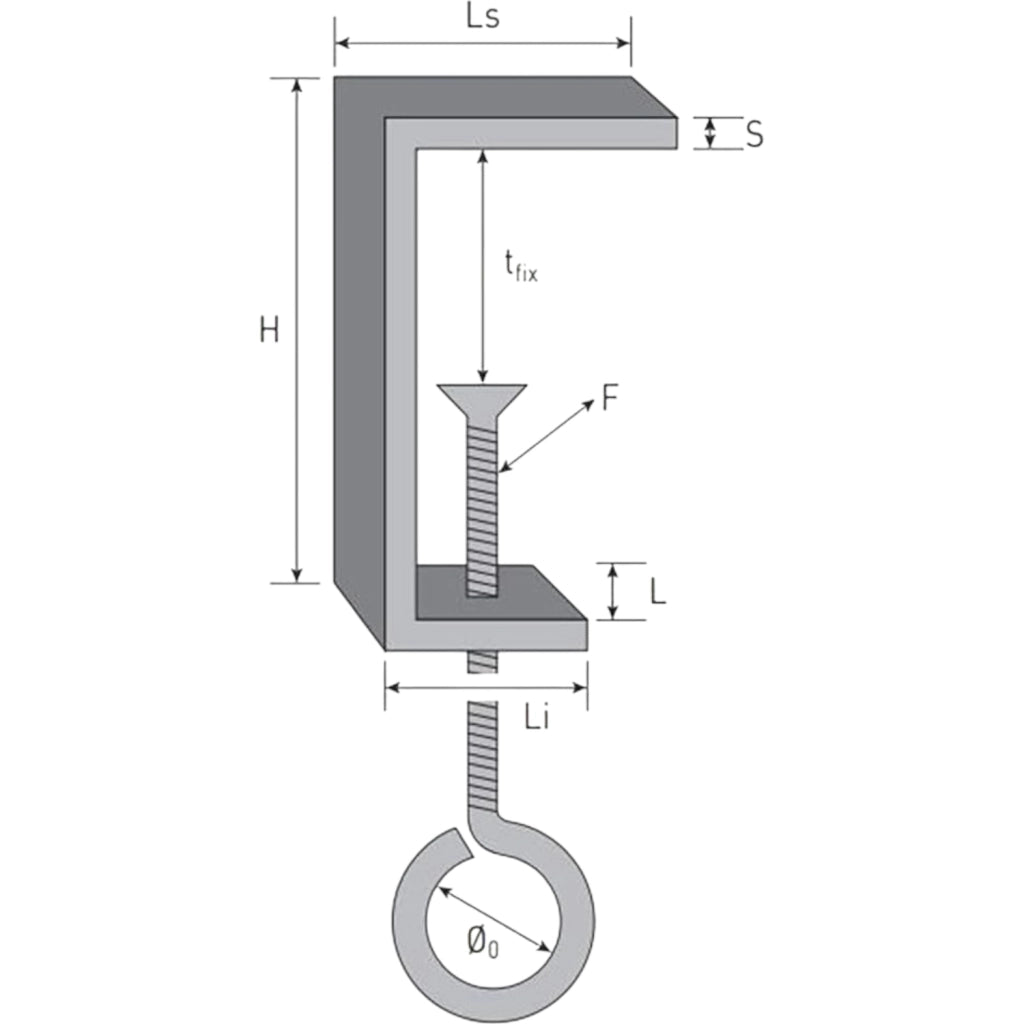 MORSETTO STRINGENTE GIUSSANI 10CM ZINCATO GIUSSANI