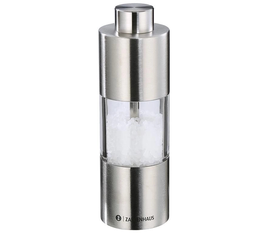 Zassenhaus 030402 macina sale e pepe Acciaio inox, Trasparente