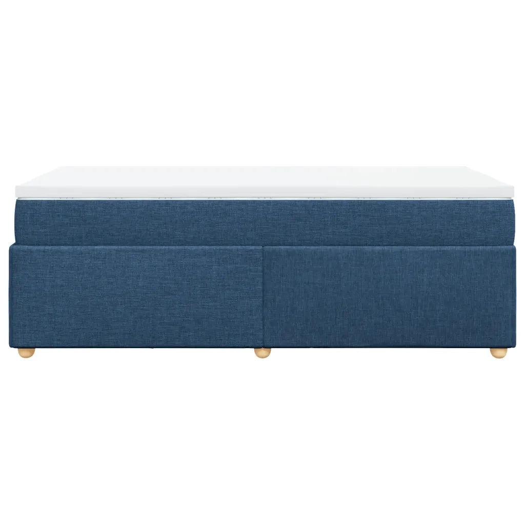 Giroletto a Molle con Materasso Blu 90x190 cm in Tessuto 3285344