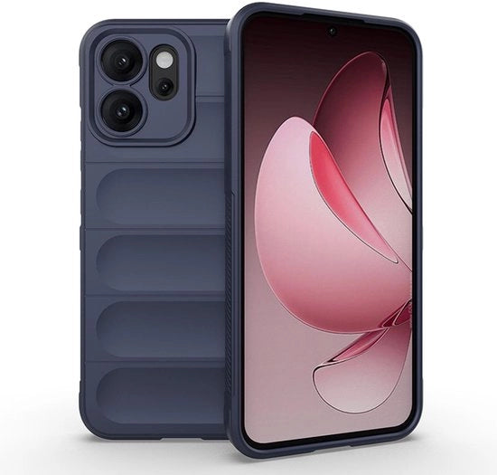 Copriesterno shockresistente per Oppo Reno14 F/Reno14 FS - Bumper TPU - morbido - duraturo - colore notte blu - copriesterno per smartphone