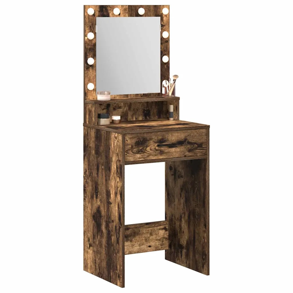 Tavolo da Trucco Rovere fumé 50 x 41 x 135 cm Legno multistrato 865095