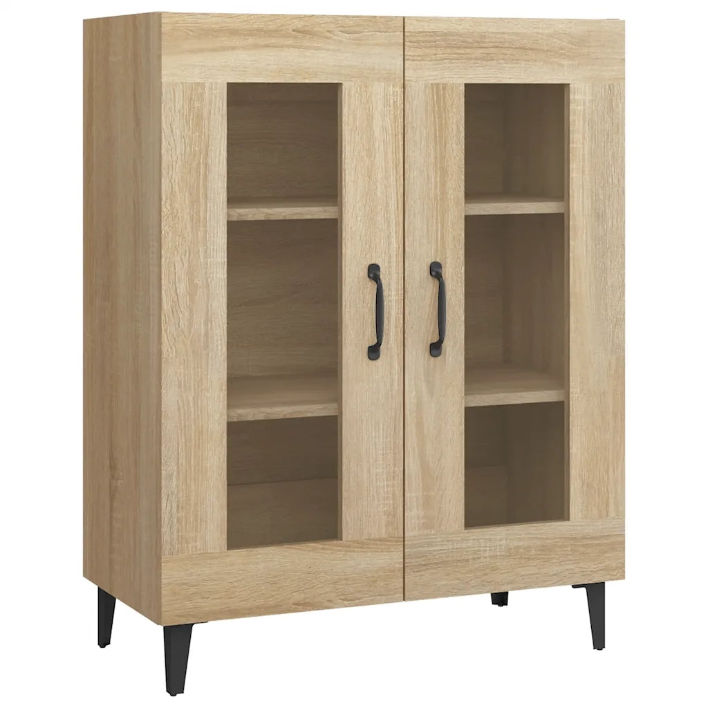 Credenza-Buffet-Armadio da cucina Rovere Sonoma 69,5x34x90 cm in Legno Multistrato 138072